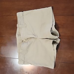 Khaki shorts, size 4, London Jeans